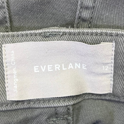 Everlane Women's Gray High Waisted Cropped Casual Wide Leg Denim Jeans Size 12