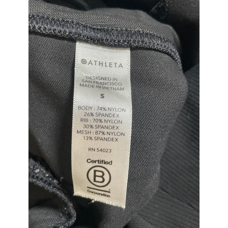 Athleta Women's Black High Rise Yoga Athletic Activewear Trousers Jogger Pants S