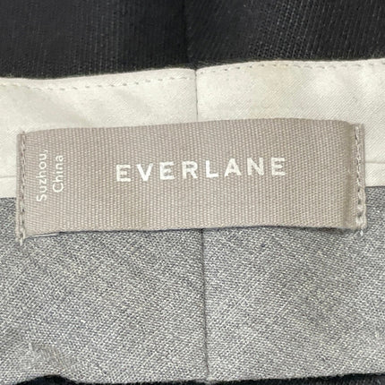 Everlane Women's Black Wool High Rise Slim Straight Trousers Dress Pants Size XS