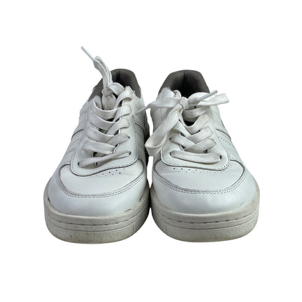 AllSaints Vix Women's White Leather Lace Up Low Top Casual Sneakers Shoes Size 7