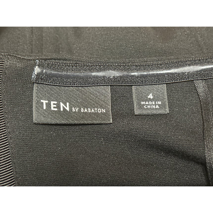 Aritzia Babaton Black Strapless Sleeveless Sweetheart Tube Bandeau Crop Top 4