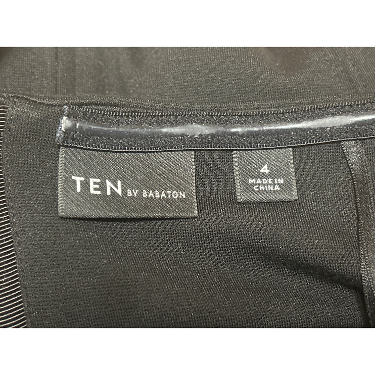 Aritzia Babaton Black Strapless Sleeveless Sweetheart Tube Bandeau Crop Top 4