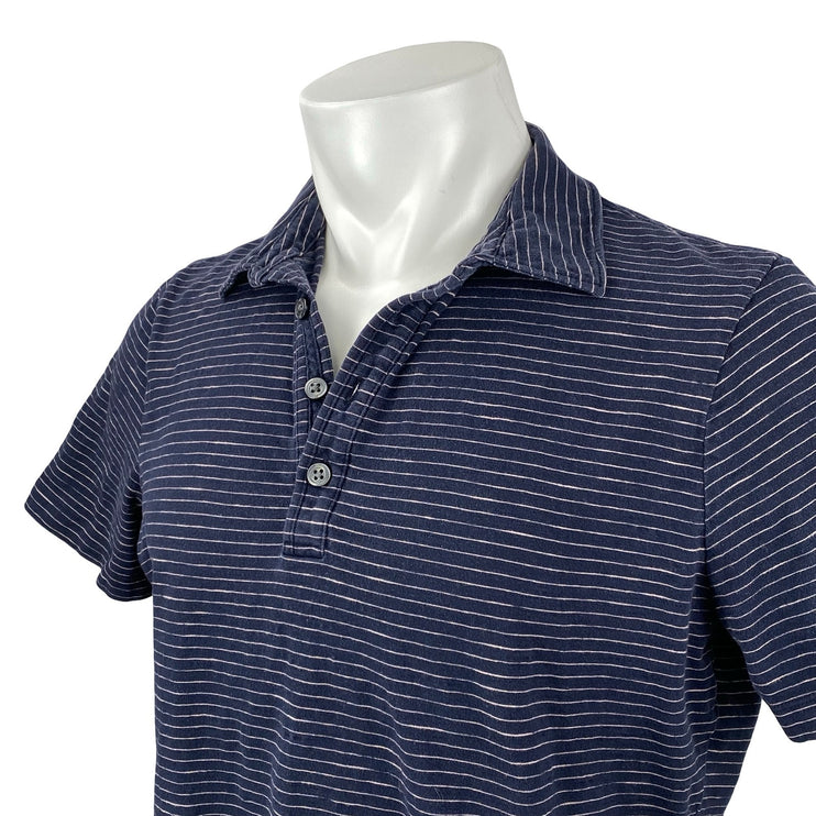 Banana Republic Relwen Jersey Men's Stripe Short Sleeve Classic Polo Shirt Top M
