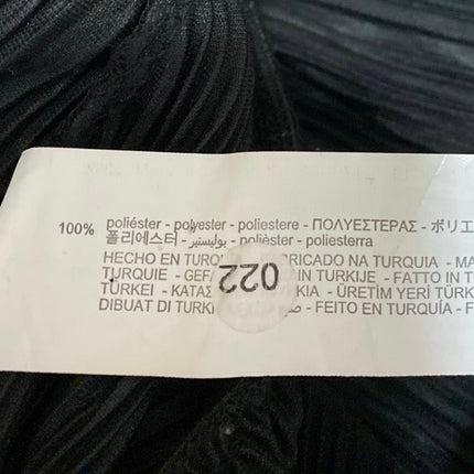 Zara Women's Black High Waisted Wide Leg Pull On Trousers Dress Pants Size M