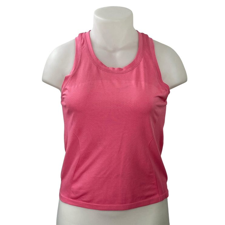 Aritzia Golden Womens Pink Sleeveless Racerback Activewear Running Tank Top XL