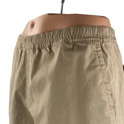 Sandro Men's Beige Khaki Tan Mid Rise Pull On Chino Bermuda Casual Shorts Sz 40