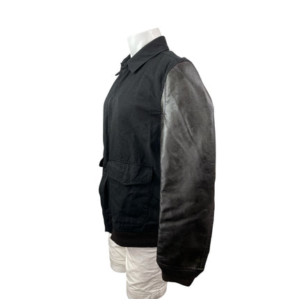 Junya Watanabe Comme de Garçons Mens Genuine Leather Sleeve Comber Coat Jacket L