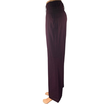 Alfani Women's Purple High Waisted Flared Bootcut Trousers Dress Pants Size 2S
