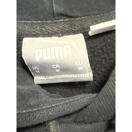 Puma Women's Black Logo Yoga Athletic Activewear Sweater Hoodie Sweatshirt Top M