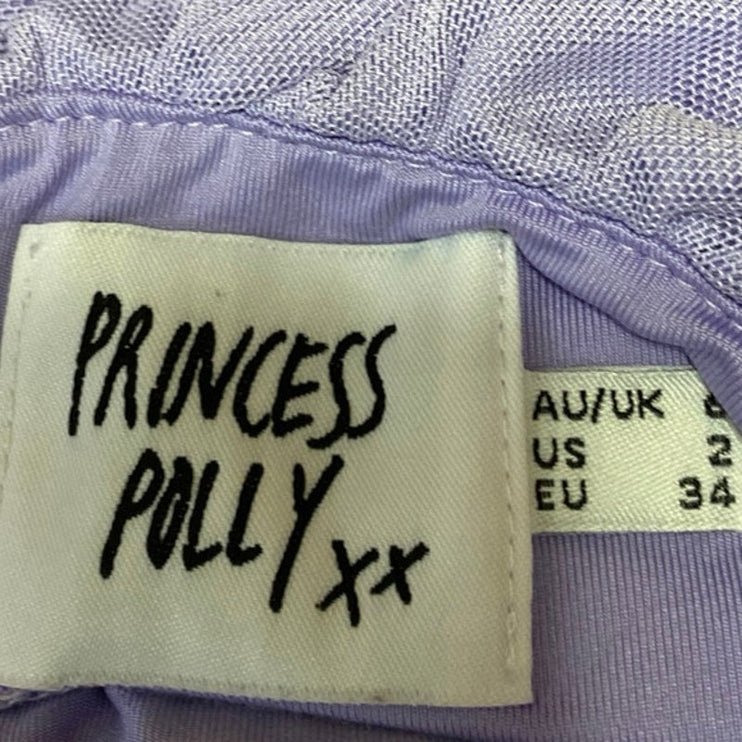Princess Polly Purple Lilac Sleeveless Cami Camisole Tank Mini Bodycon Dress 2