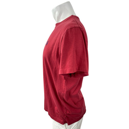 Polo Ralph Lauren Iconic Men's Red Crew Neck Short Sleeve Jersey T-Shirt Top M
