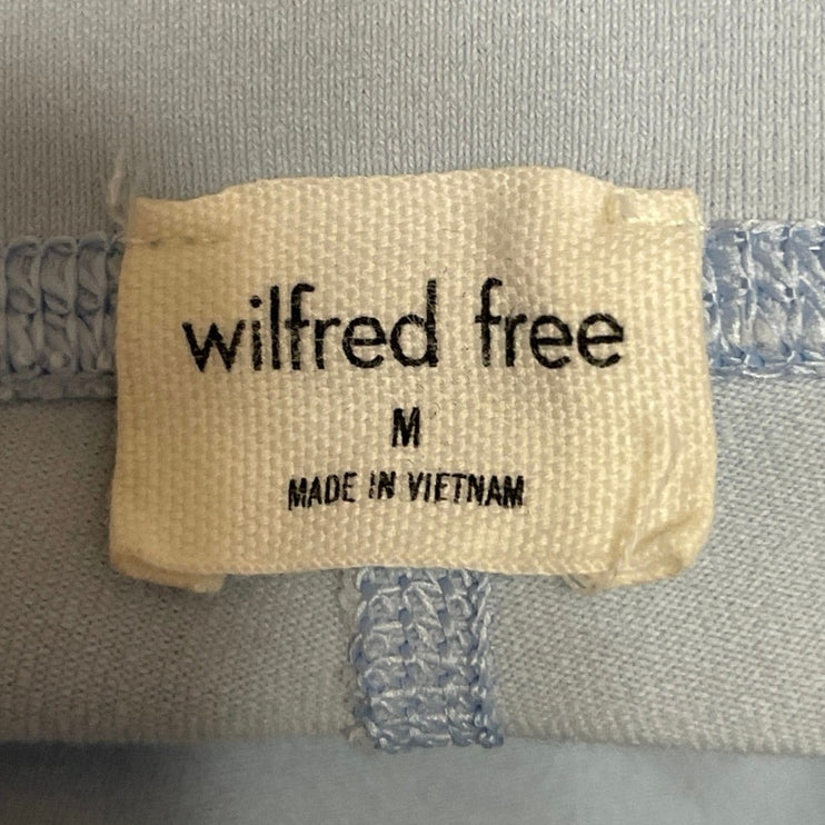 Aritzia Wilfred Free Powder Blue High Rise Flare Bootcut Leggings Pants Size M
