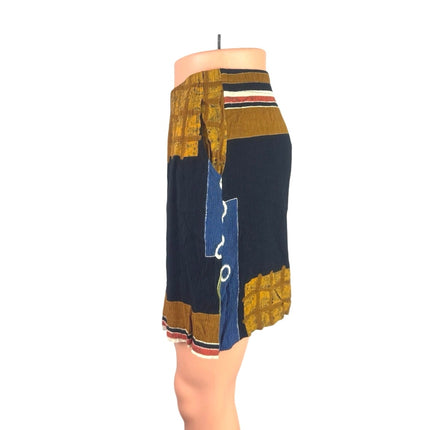 Sand Dollars Romeo Print Myra High Rise Wide Leg Casual Summer Beach Shorts Sz M