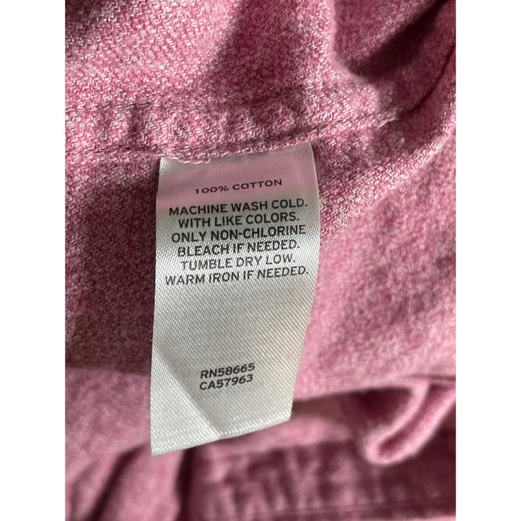 14th & Union Men's Pink Long Sleeve Chest Pocket Button Down Shirt Top Size XL