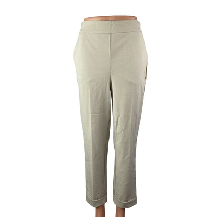 NEW Rachel Zoe Women's Gray High Waisted Straight Leg Trousers Pants Size S