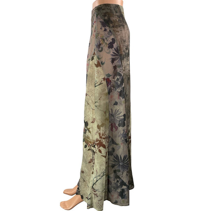 NEW Jaded London Asteria Women's Multi Color Floral Sheer Flowy Maxi Skirt Sz 6