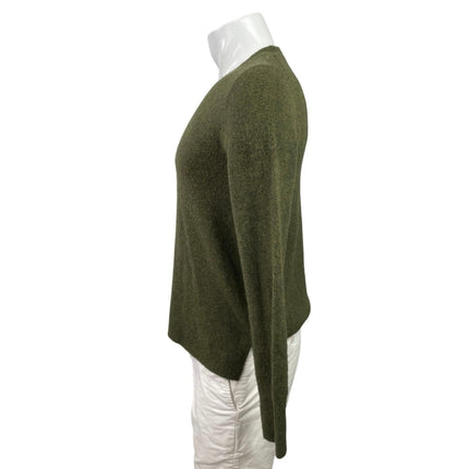 J.Crew Men's Green Wool Knitted Long Sleeve Crew Neck Sweatshirt Sweater Top S