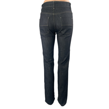 Filippa K Women's Black Mid Rise Slim Straight Leg Casual Denim Jeans Size 27x34