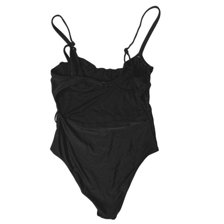 Aerie Black One Piece Under Wire Adjustable Strap Summer Beach Swim Suit Size M