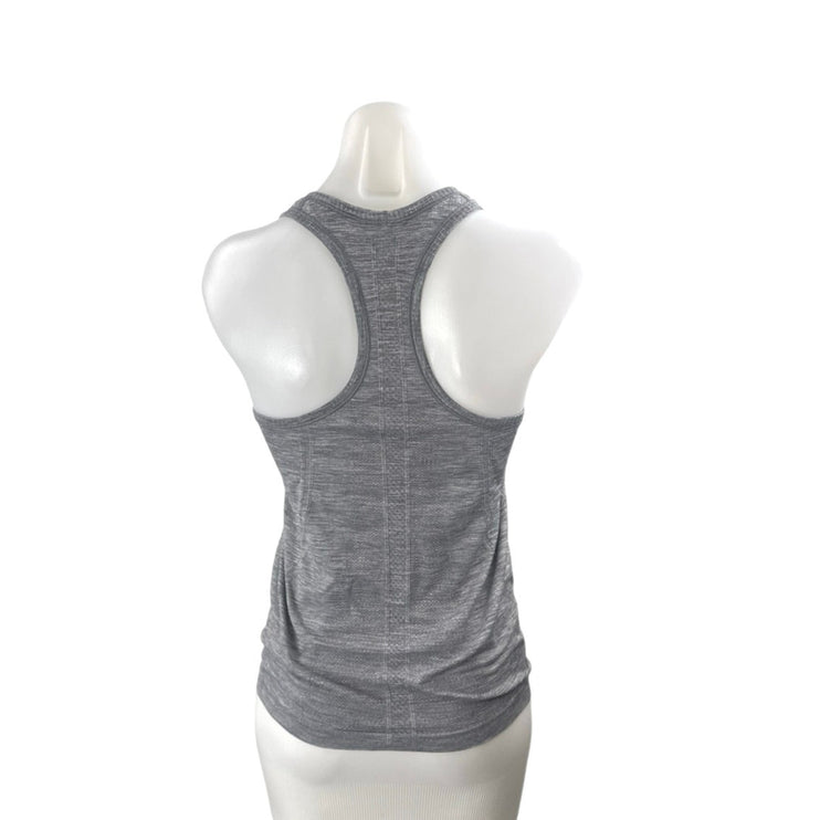 Lululemon Women's Gray Racerback Yoga Workout Running Athletic Tank Top Size 6