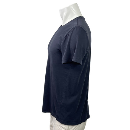 Armani Exchange Men's Navy Blue Short Sleeve Crew Neck T Shirt Tee Top Size L