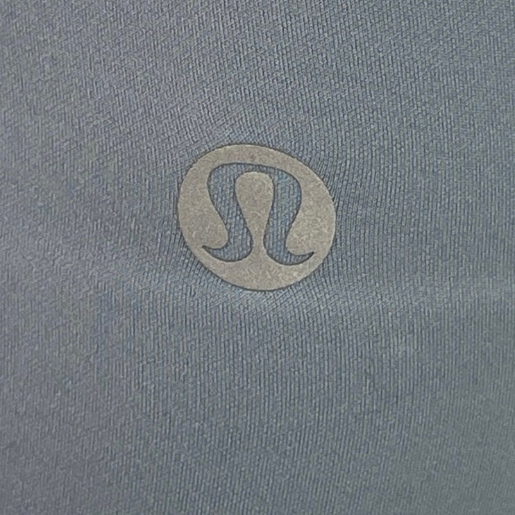 Lululemon Women's Blue Scoop Neck Yoga Athletic Sports Bra Crop Top Size 6 A/B