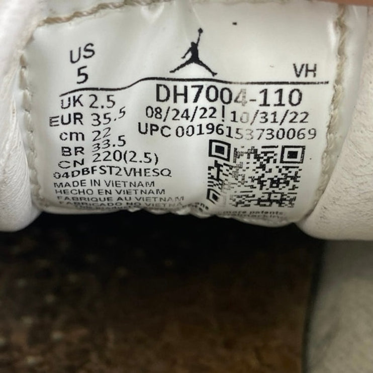 Nike Air Jordan 1 Elevate Womens White Lace Up Low Top Athletic Sneakers Shoes 5