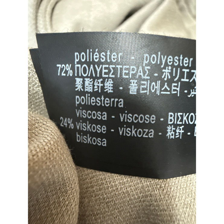 Zara Men's Beige Long Sleeve Button Down Collar Pockets Shirt Jacket Top Size M