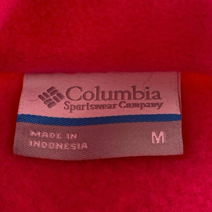 Columbia Kids Girls Pink Full Zip Long Sleeve Fleece Bomber Coat Jacket Size M