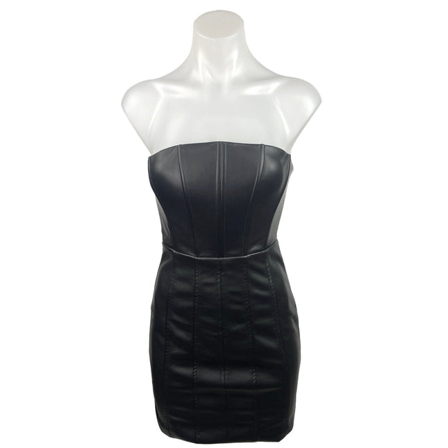 Fashion Nova NWT Black Faux Leather Strapless Mini Tube Corset Party D – Brie Fashion Nova NWT Black Faux Leather Strapless Mini Tube Corset Party D – Brie