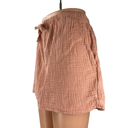 Aritzia Wilfred Free Women's Pink High Rise Lounge Summer Beach Leg Sail Short L