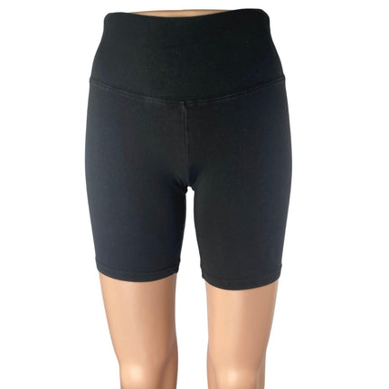 Aritzia TNA Women's Black Mid Rise Yoga Running Athletic Biker Shorts Size XS