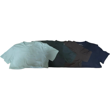 Bundle of 4 Banana Republic Men's Green Black Brown Crew T Shirt Tee Top Size S