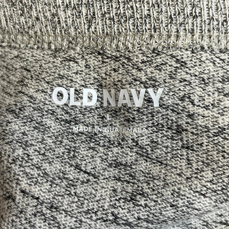 Old Navy Men's Gray Heather Short Sleeve Crew Neck Knit T Shirt Tee Top Size L