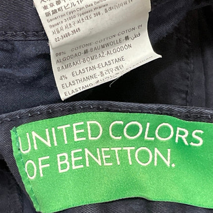 United Colors Of Benetton Men's Blue High Waisted Bermuda Chino Khaki Shorts 48