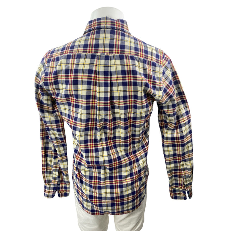 GANT The Rugger Men's Multicolor Plaid Boat Long Sleeve Button Down Shirt Top M