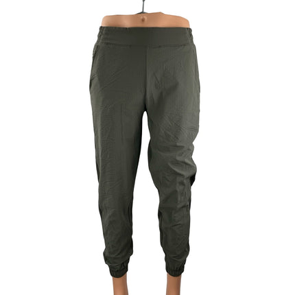 Athleta Women's Green High Rise Yoga Athletic Activewear Trousers Jogger Pants 8