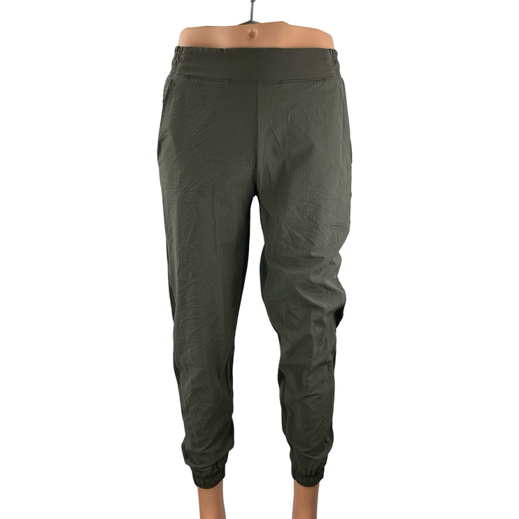 Athleta Women's Green High Rise Yoga Athletic Activewear Trousers Jogger Pants 8