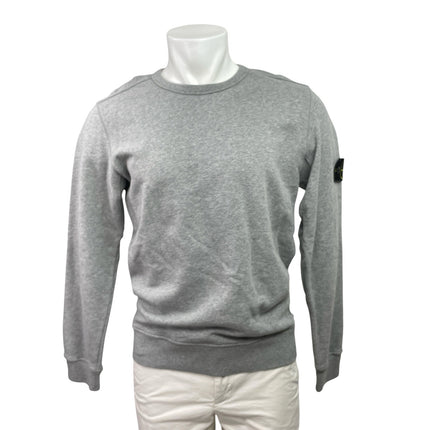 Stone Island Men's Gray Long Sleeve Crew Neck Knit Sweatshirt Sweater Top Size L