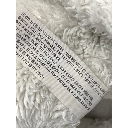 All in Motion Women's White Sherpa Fleece Yoga Athletic Activewear Sweatshirt XS