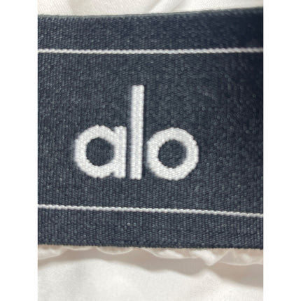 Alo Yoga Womens White High Rise Elastic Waist Athletic Skort Shorts Skirt Size M