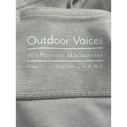 Outdoor Voices White High Waisted Mid Rise Activewear Skinny Leggings Pants S