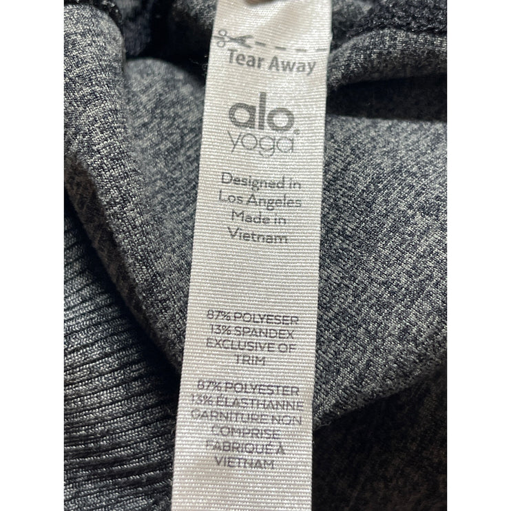 Alo Yoga Alosoft Women's Gray High Rise Skinny Yoga Athletic Leggings Pants S/M