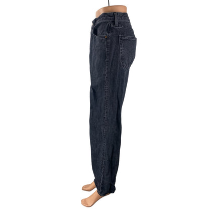 Denim Forum Women's Blue Dark Wash High Rise Wide Leg Baggy Denim Jeans Size 27