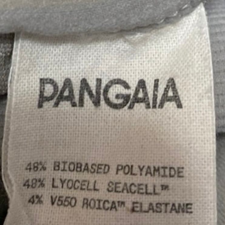 Pangaia Women's Cream Beige Sleeveless Yoga Athletic Sports Bra Crop Top Size XL