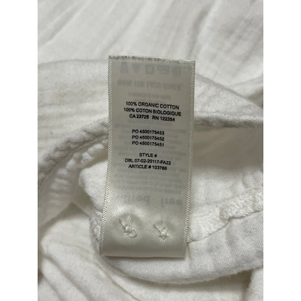 Aritzia Wilfred Free Women's White 100% Cotton Long Sleeve Button Down Shirt XS