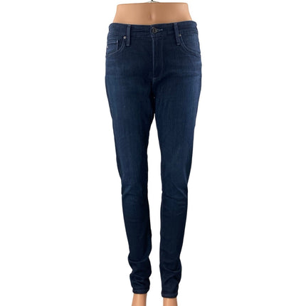 Adriano Goldschmied The Farrah Skinny Dark Blue High Rise Denim Jeans Size 27