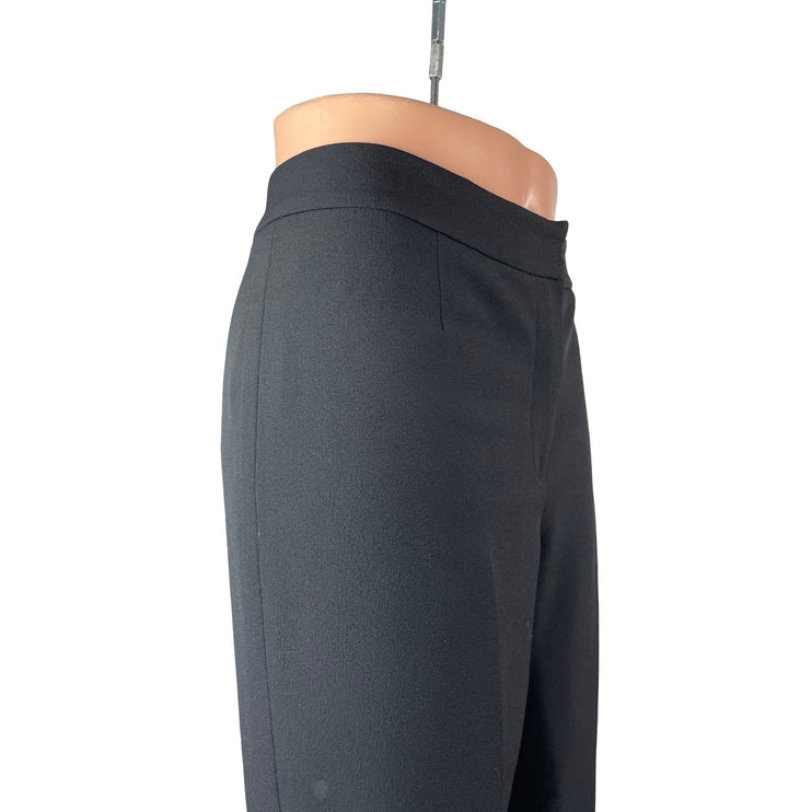 Nipon Boutique Kate Classic Fit Womens Black High Rise Straight Trousers Pants 4