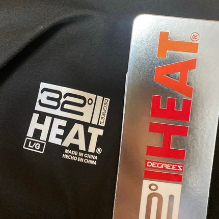 NEW 32 Degrees Heat Black High Waisted Activewear Workout Yoga Leggings Pants L