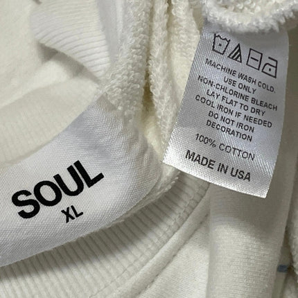 SoulCycle Perry Cream Indoor Cycling Community Long Sleeve Cropped Sweatshirt XL